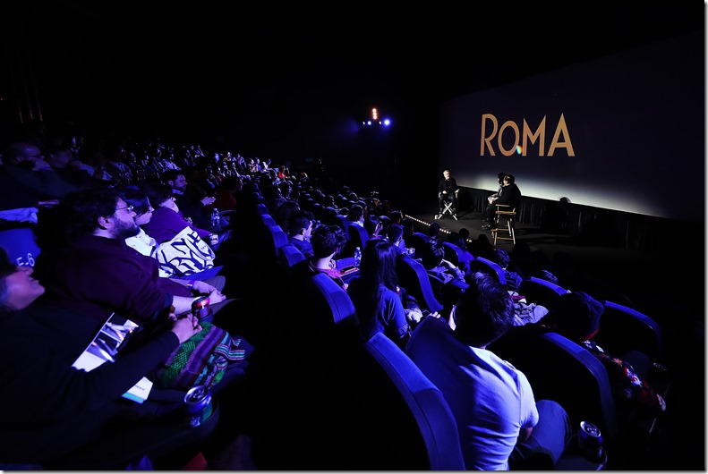 NETFLIX: General view of the movie theater during the attend the ROMA Premiere on Monday, Dec. 17 in Mexico City, Mexico. (Photo by Hector Vivas/Netflix)